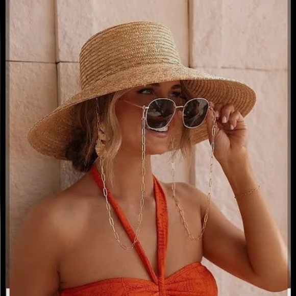 Gianni Bini Shea Leith Mills 100% Straw Hat - Picture 1 of 4